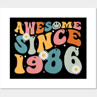 Awesome Since 1986 37Th Birthday Posters and Art